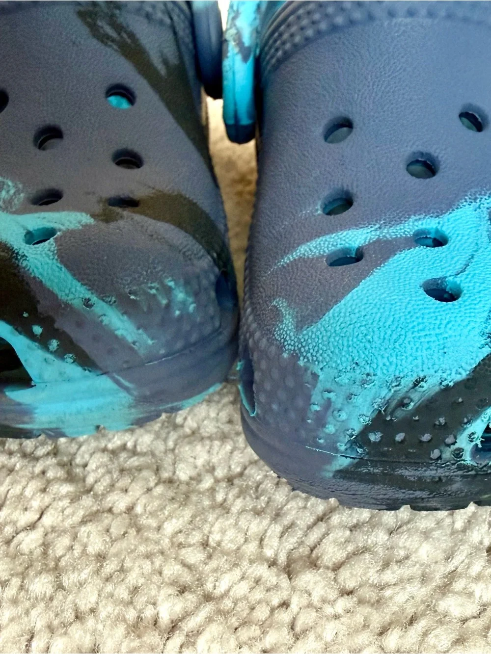 Crocs Kids' Classic Marbled Clogs